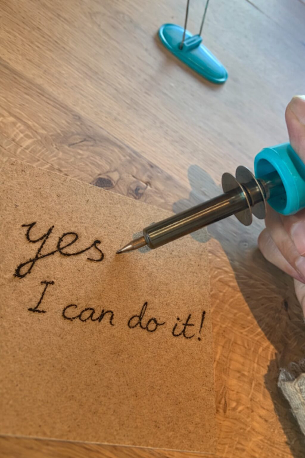 Ik kan het wel - houtbranden met positieve woorden